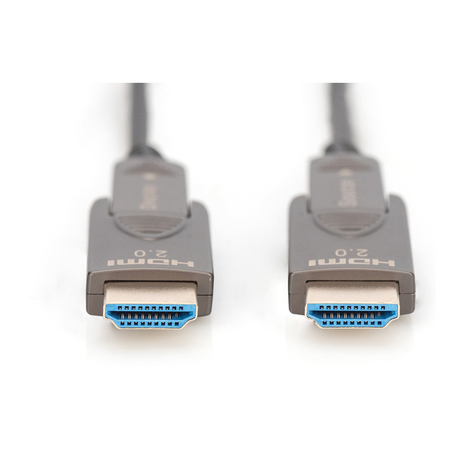 DIGITUS HDMI AOC Hybrid Glasfaserkabel 4K abnehmbar 15m schw
