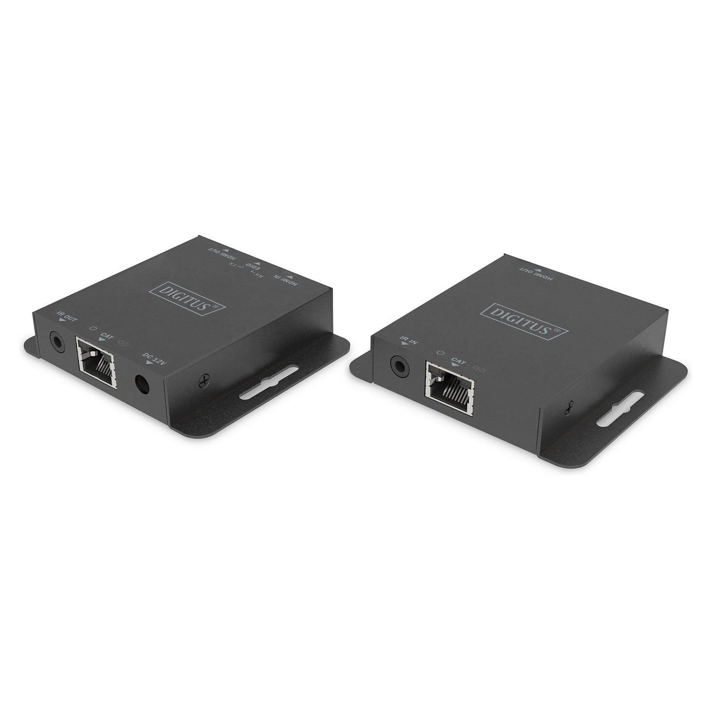 DIGITUS HDMI Extender Set USB 70m 4K schwarz