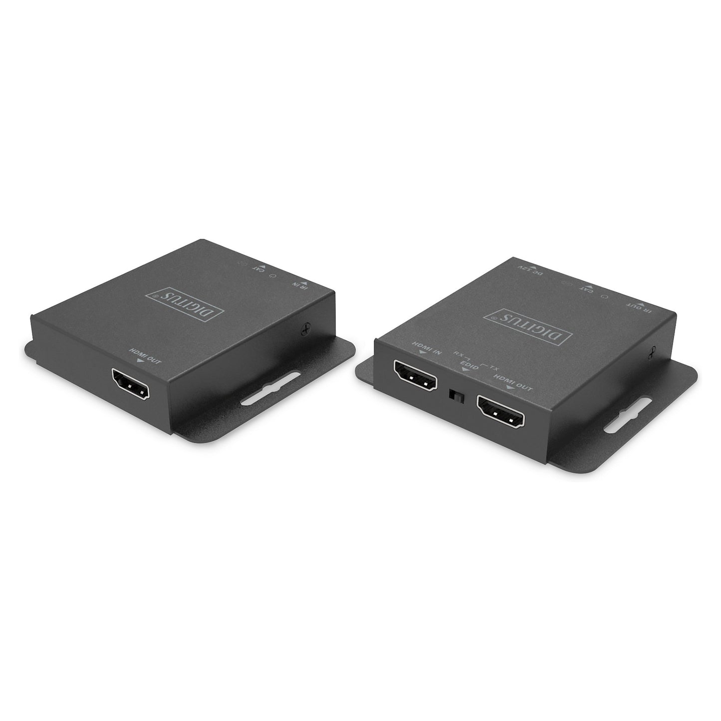 DIGITUS HDMI Extender Set USB 70m 4K schwarz