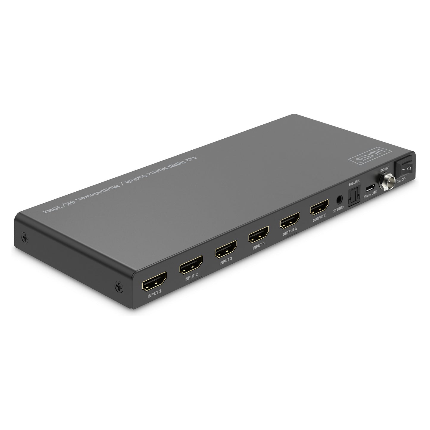 DIGITUS HDMI Matrix Switch 4K/30Hz, 4x2