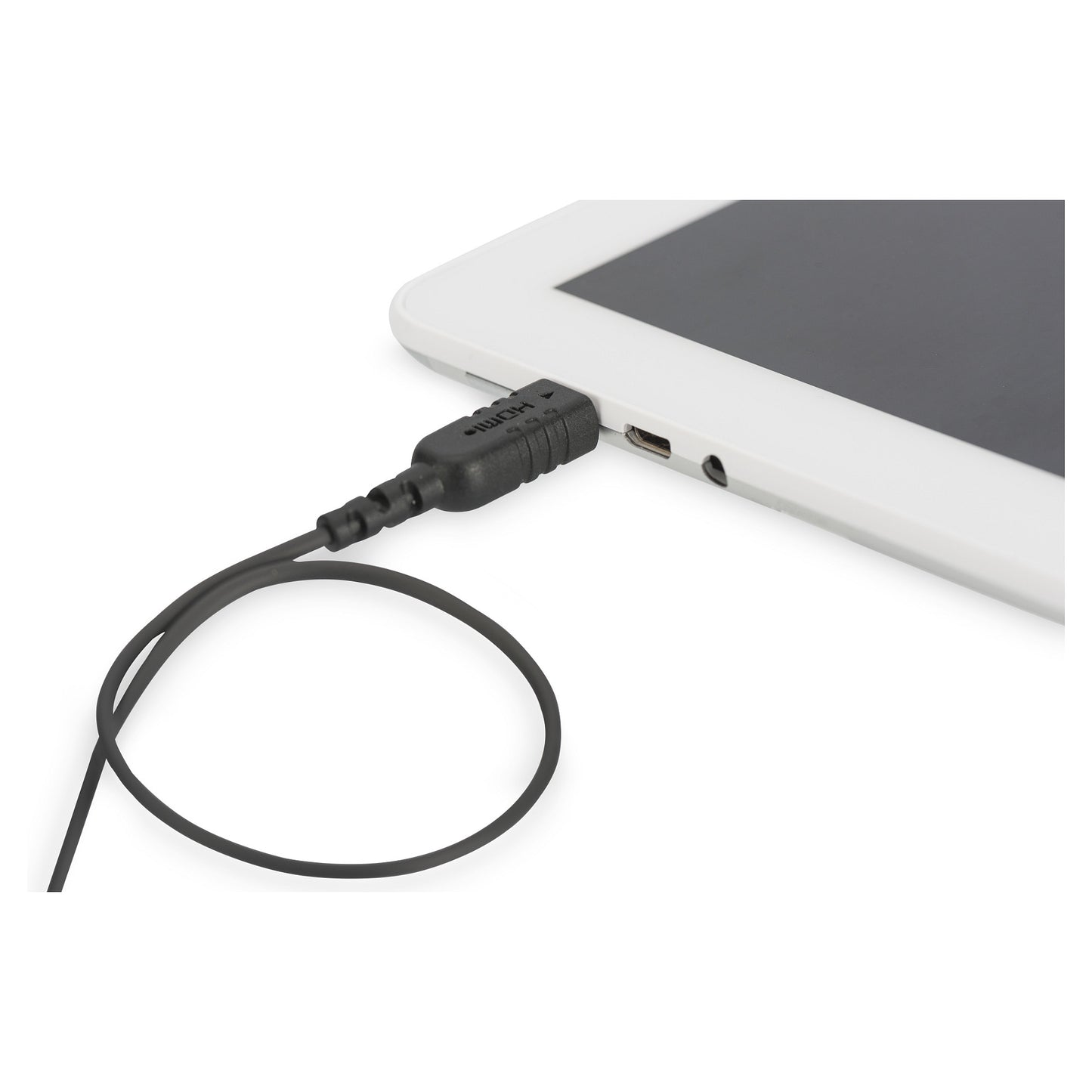 DIGITUS HDMI Anschlusskabel, C-A, HighFlex St/St, 2.0m, sw