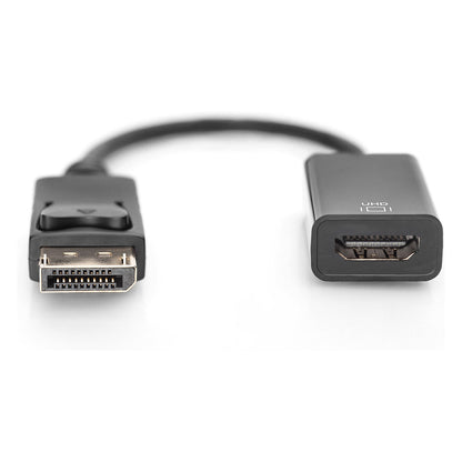 DIGITUS DisplayPort Adapter DPort -> HDMI St/Bu 0,2m aktiv