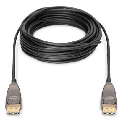 DIGITUS DisplayPort AOC Hybrid Glasfaserkabel, UHD 8K, 10m