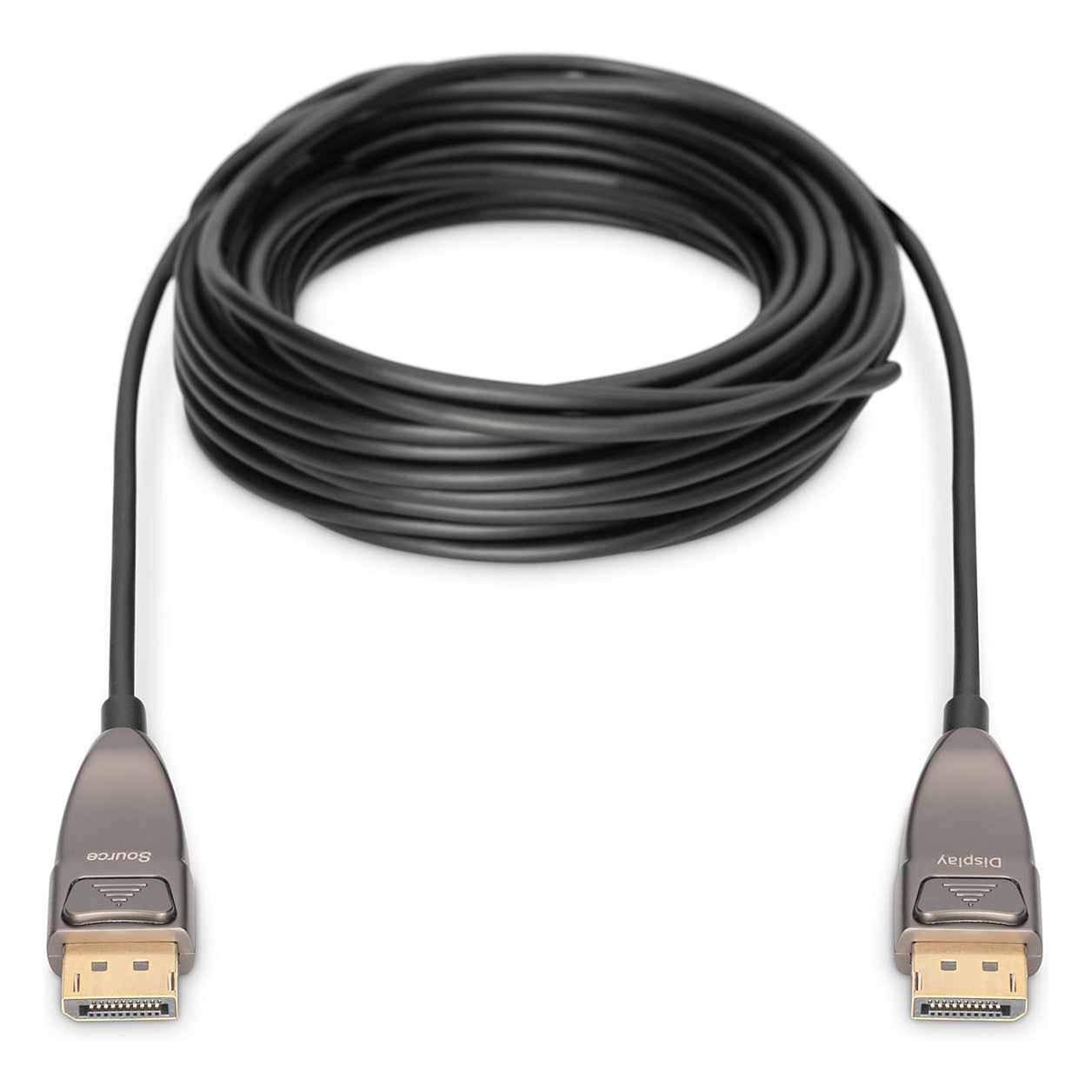 DIGITUS DisplayPort AOC Hybrid Glasfaserkabel, UHD 8K, 15m