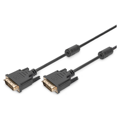 DIGITUS DVI-D-Kabel DVI(24+1) -> DVI(24+1) St/St 2.00m schw Polybeutel