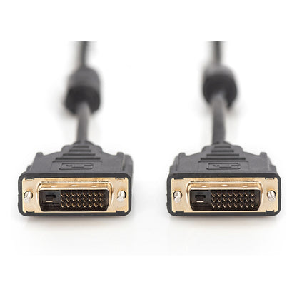 DIGITUS DVI-D-Kabel DVI(24+1) -> DVI(24+1) St/St 2.00m schw Polybeutel