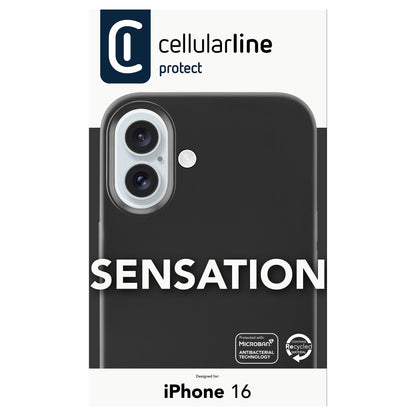 Cellularline Sensation Case iPhone 16 Black