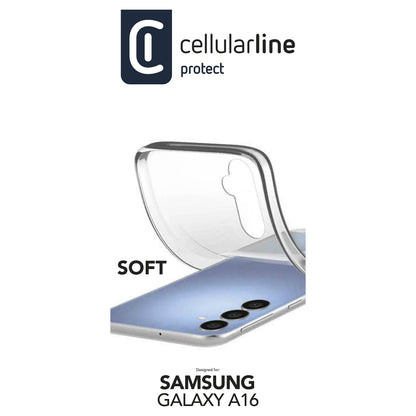 Cellularline Soft Case fr Samsung A16 4G/ 5G Clear