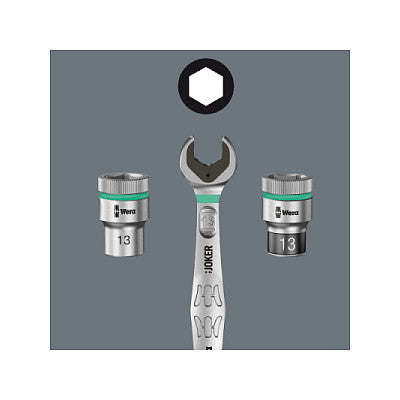 Wera 6000 Joker 11 Set 1 Maul-Ringratschenschlüssel-Satz