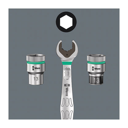 Wera 6000 Joker 4 Set 1 Maul-Ringratschenschlüssel-Satz