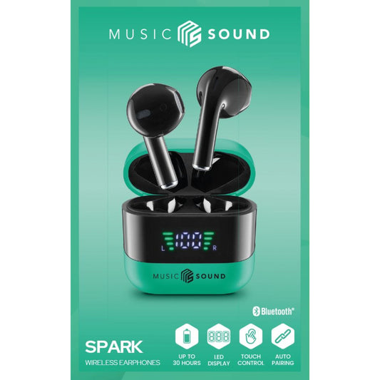 Cellularline Music & Sound Bluetooth Earphones Spark Green
