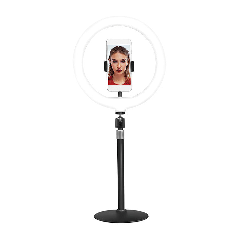 Logilink Smartphone-Ringlicht-Stativ m. Fernauslöser.DM 25cm