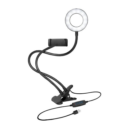 Logilink Smartphone-Ringlicht-Klemmhalterung. DM 8.5cm