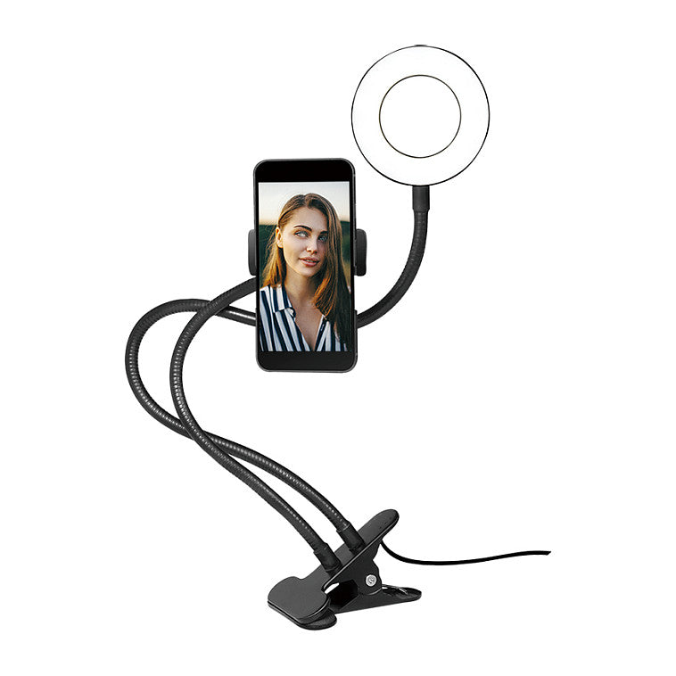 Logilink Smartphone-Ringlicht-Klemmhalterung. DM 8.5cm