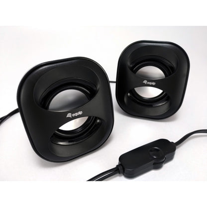 Equip Lautsprecher Mini für Notebook/PC. USB-betriebener Schalter/Schalter