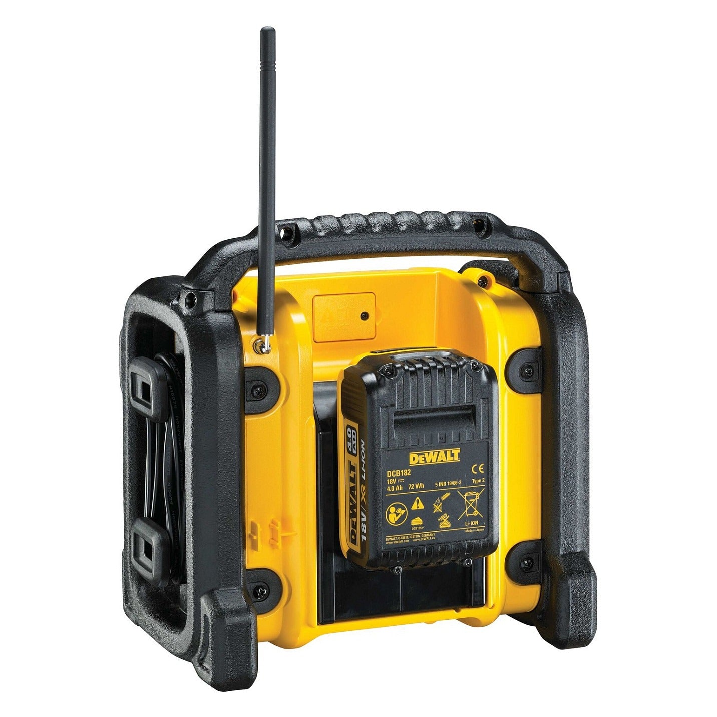DEWALT Akku- und Netz-Radio fuer 10.8 - 18V