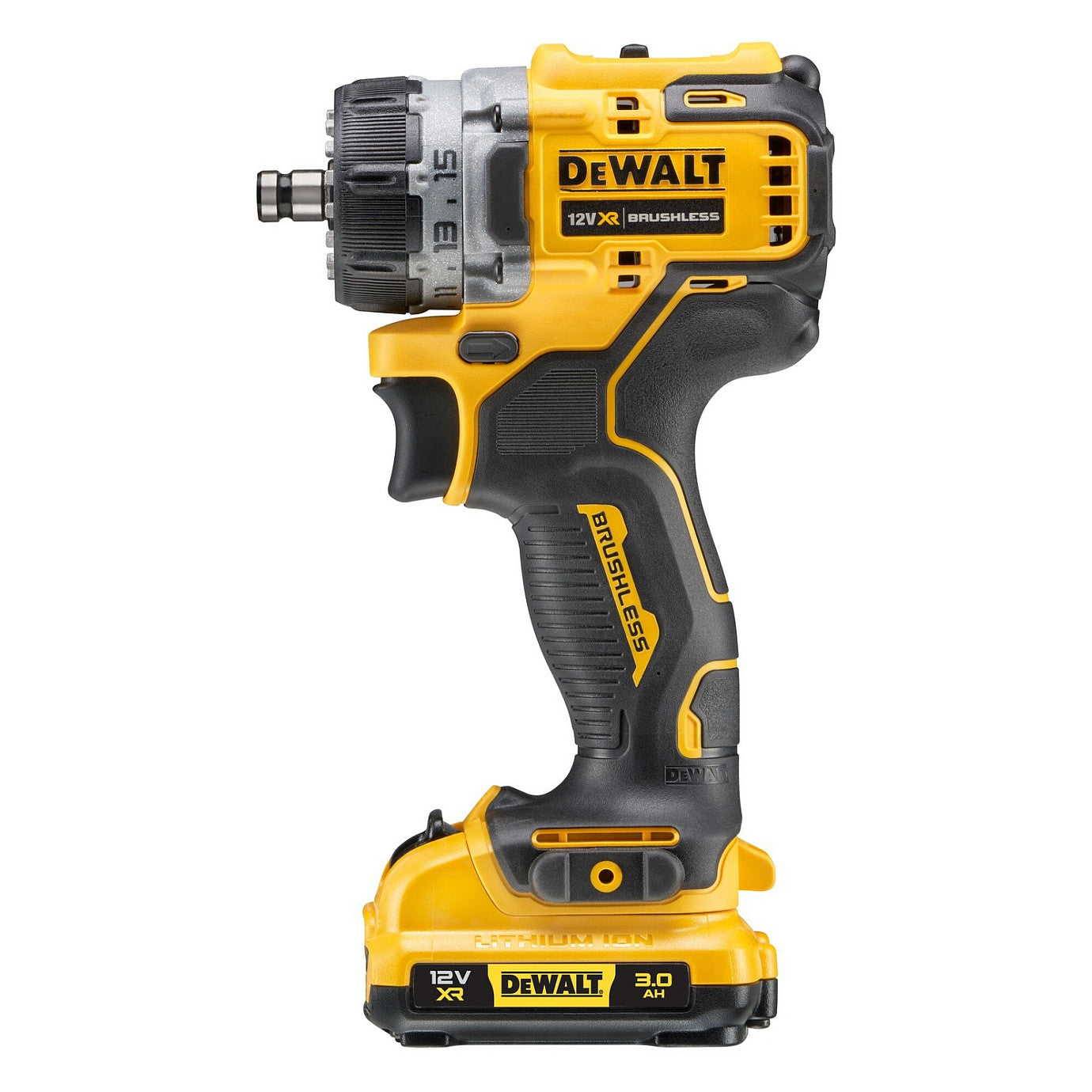 DEWALT Akku-Bohrschrauber. 4 Köpfe. 12 Volt