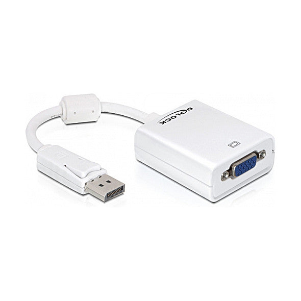 DELOCK Adapter Displayport-St > VGA-Bu weiss