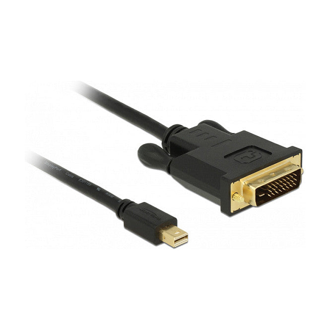DELOCK Kabel mini Displayport 1.1 Stecker > DVI 24+1 Stecker 1 m
