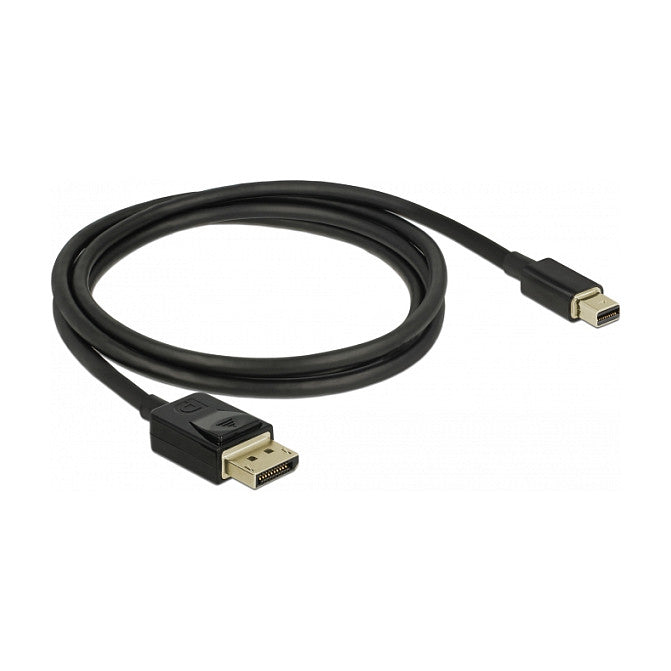 DELOCK Mini DisplayPort zu DisplayPort Kabel 8K 60Hz 1m DP 8K zertifiziert
