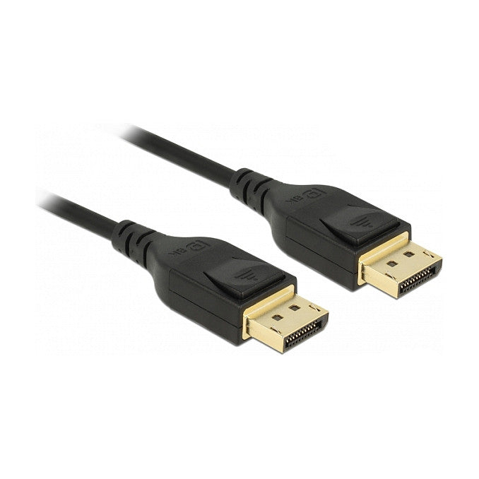 DELOCK DisplayPort Kabel 8K 60 Hz 2 m DP 8K zertifiziert