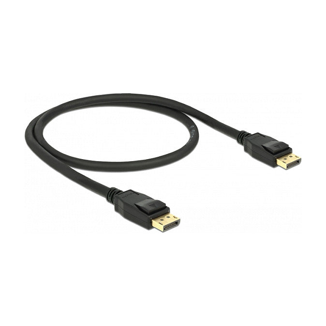 DELOCK Kabel Displayport 1.2 Stecker > Displayport Stecker 4K 60 Hz 0.5 m