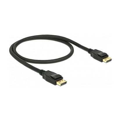 DELOCK Kabel Displayport 1.2 Stecker > Displayport Stecker 4K 60 Hz 0.5 m