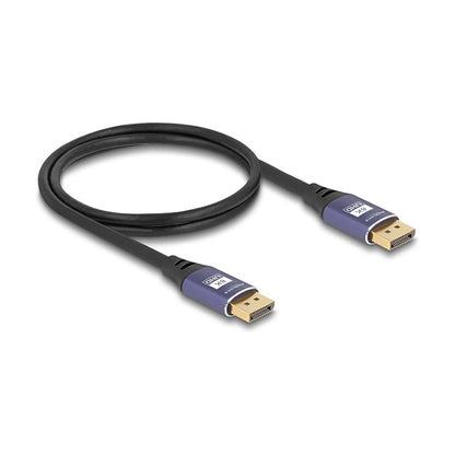 DELOCK DisplayPort Kabel 8K 60 Hz 5m flieder Metall