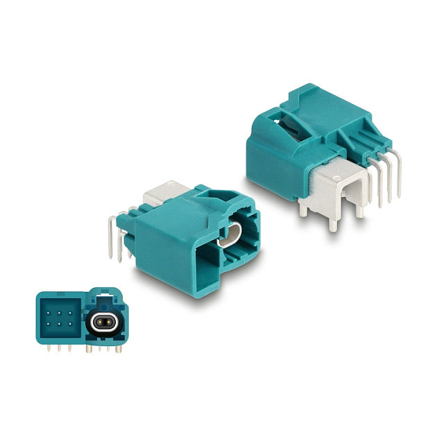 DELOCK HDMTD single + Powerpin Stecker gewinkelt fur PCB