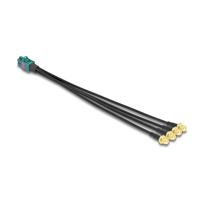 DELOCK Kabel Mini FAKRA Z Buchse quad zu 4 x SMA Buchse