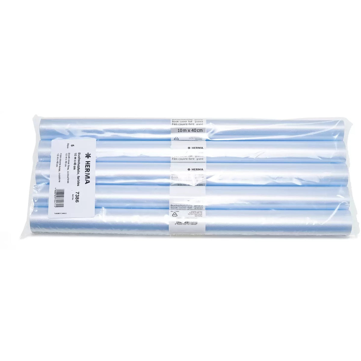 Buchschutzfolie 10m x 40cm farblos 7386