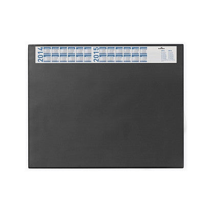 Schreibunterlage Vollsichtpl/Kalender 65x52cm schw