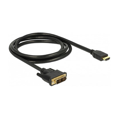 DELOCK Kabel DVI 18+1 Stecker > HDMI-A Stecker 1.5 m schwarz