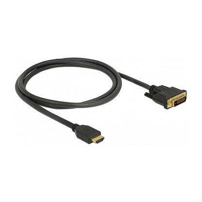 DELOCK HDMI zu DVI 24+1 Kabel bidirektional 1 m