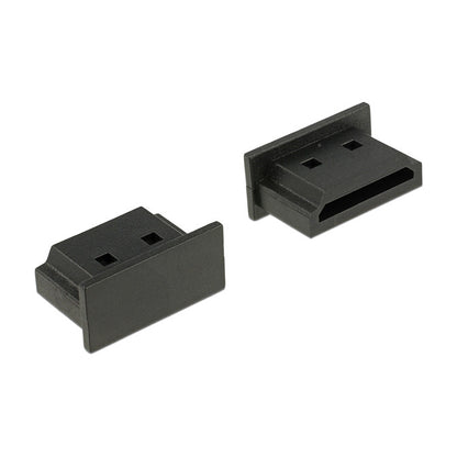 DELOCK Staubschutz fur HDMI A Buchse ohne Griff 10 Stuck schwarz