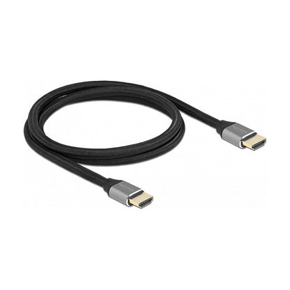 DELOCK Ultra High Speed HDMI Kabel 48 Gbps 8K 60Hz grau 1m zertifiziert