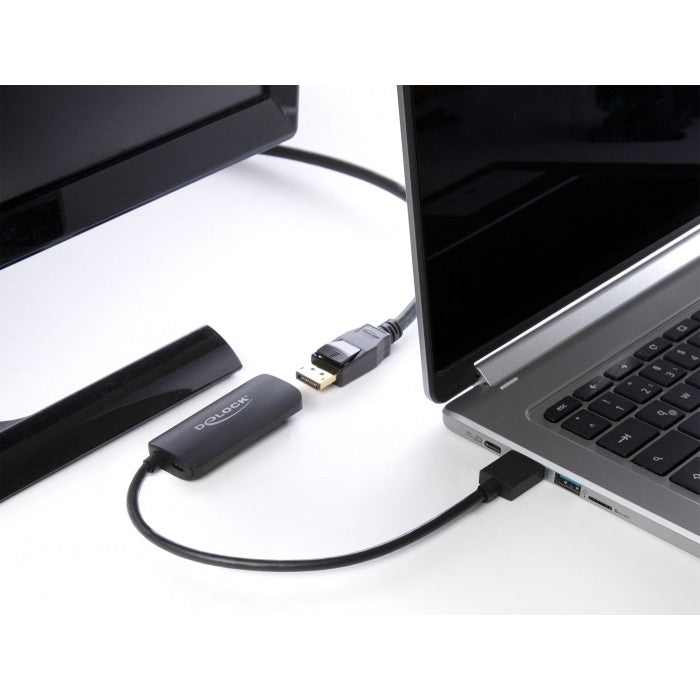 DELOCK Adapter HDMI-A Stecker zu DisplayPort Buchse 4K 60Hz