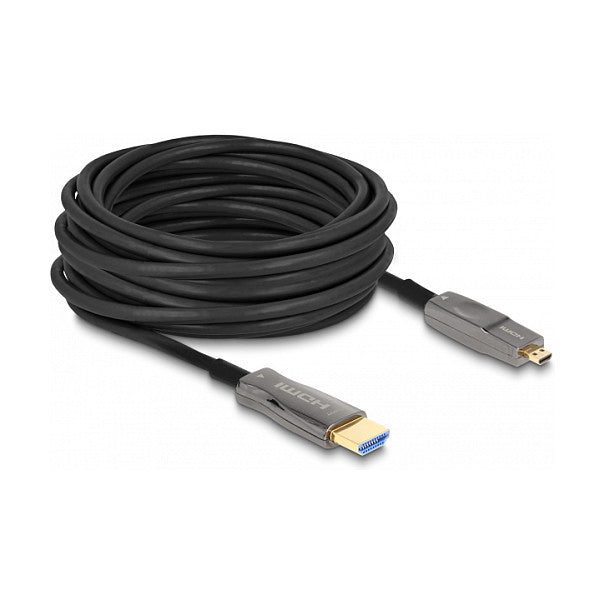 DELOCK Aktives Optisches 5 in 1 HDMI Kabel 8K 60Hz 25m