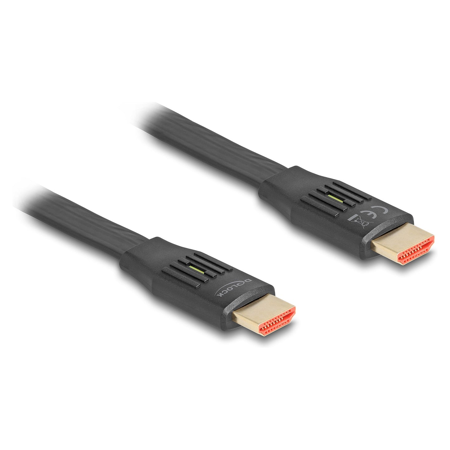 DELOCK High Speed HDMI Flachbandkabel 48 Gbps 8K 60 Hz 5m