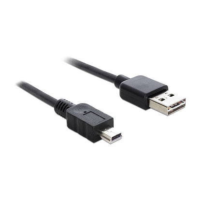 Kabel EASY-USB 2.0 Typ-A Stecker > USB 2.0 Typ Mini-B Stecker 1 m schwarz