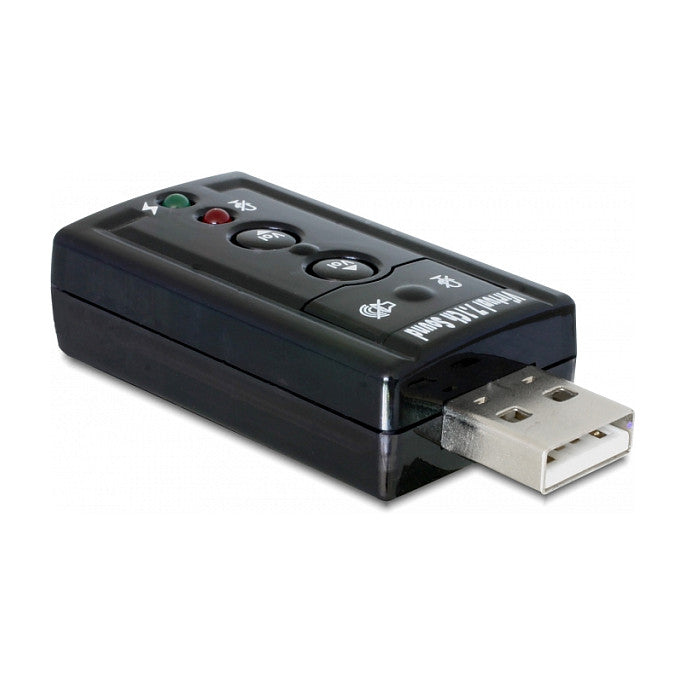 DELOCK Sound Adapter extern USB2.0 Virtual 7.1 24Bit 96kHz