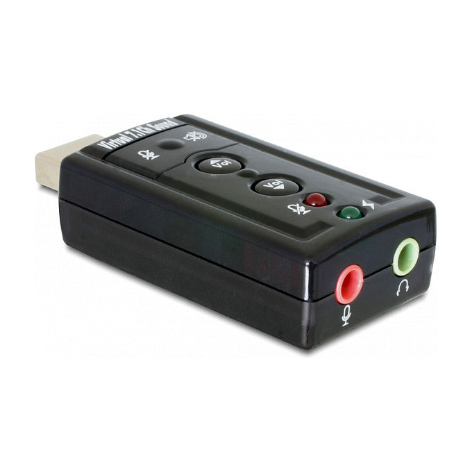 DELOCK Sound Adapter extern USB2.0 Virtual 7.1 24Bit 96kHz