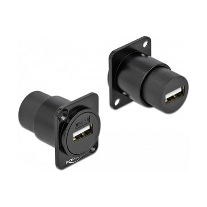 DELOCK D-Typ Modul USB 2.0 Typ-A Buchse zu Buchse
