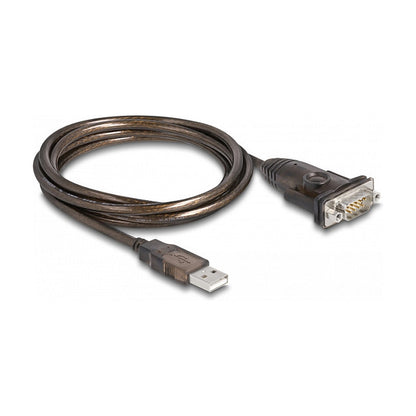 Delock Adapter USB2.0 Typ-A zu 1 x Seriell RS-232 D-sub9 pin