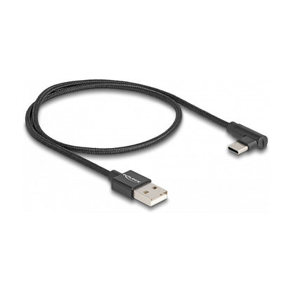 DELOCK USB 2.0 Kabel Typ-A St zu USB Type-C Stecker 0.5m