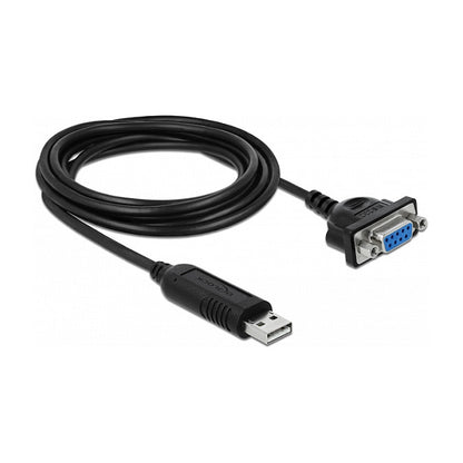 DELOCK USB 2.0 zu Seriell RS-232 Adapter mit Steckergehäuse