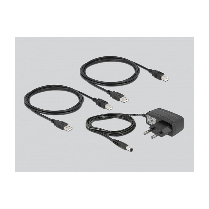 DELOCK USB 2.0 Switch fr 2 PC an 2 Gerte