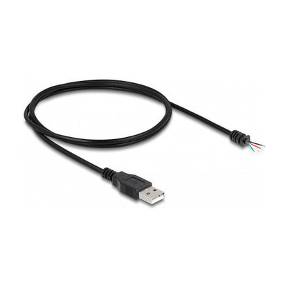DELOCK Kabel USB 2.0 Typ-A Stecker zu 4x offene Kabelenden