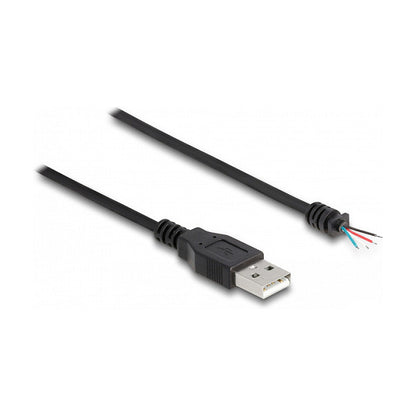 DELOCK Kabel USB 2.0 Typ-A Stecker zu 4x offene Kabelenden