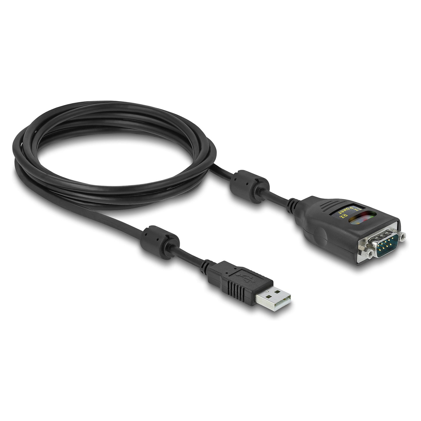 DELOCK USB-A 2.0 zu Seriell RS-232 D-Sub 9Pin 2.5kV Galva 2m